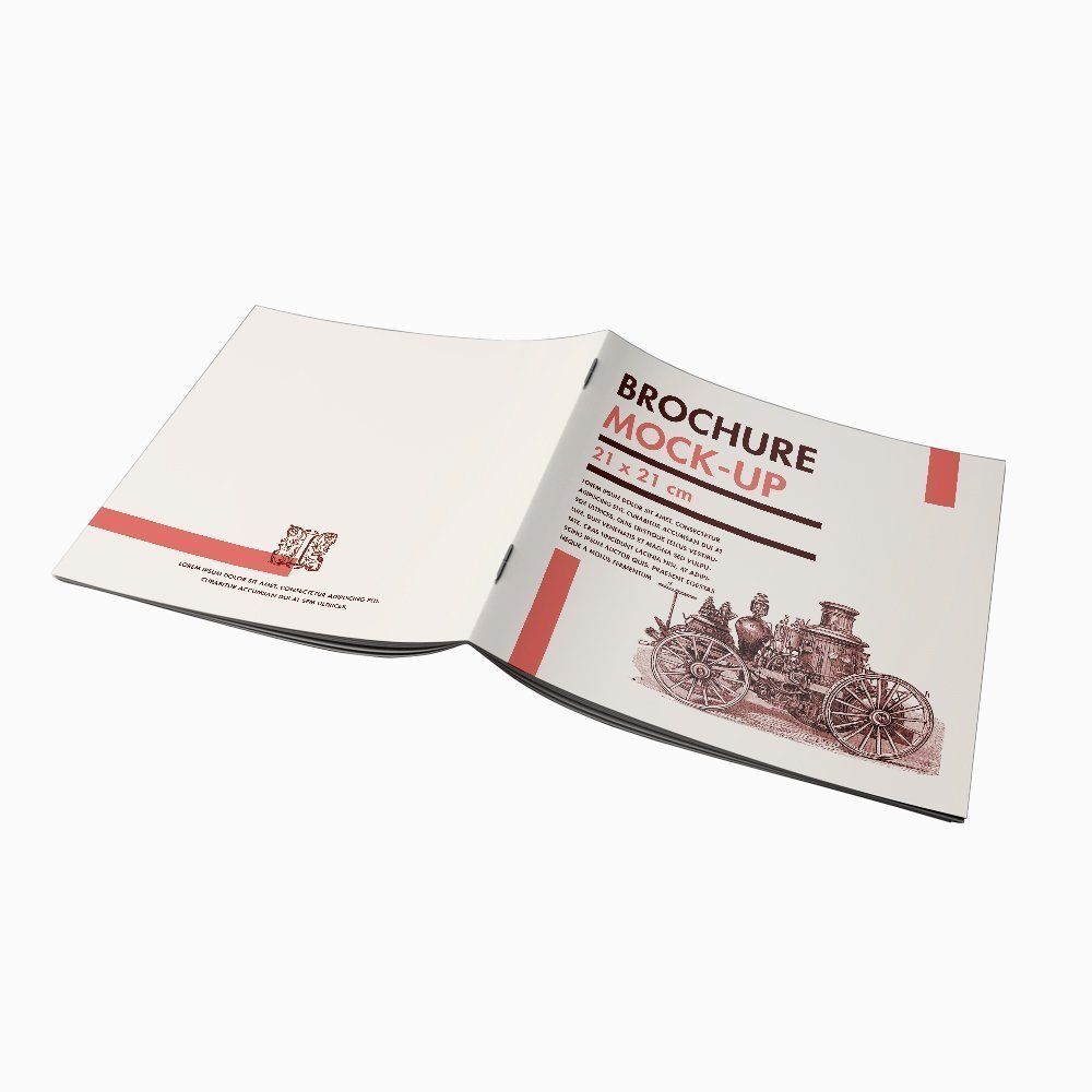 Stapled magazines and brochures